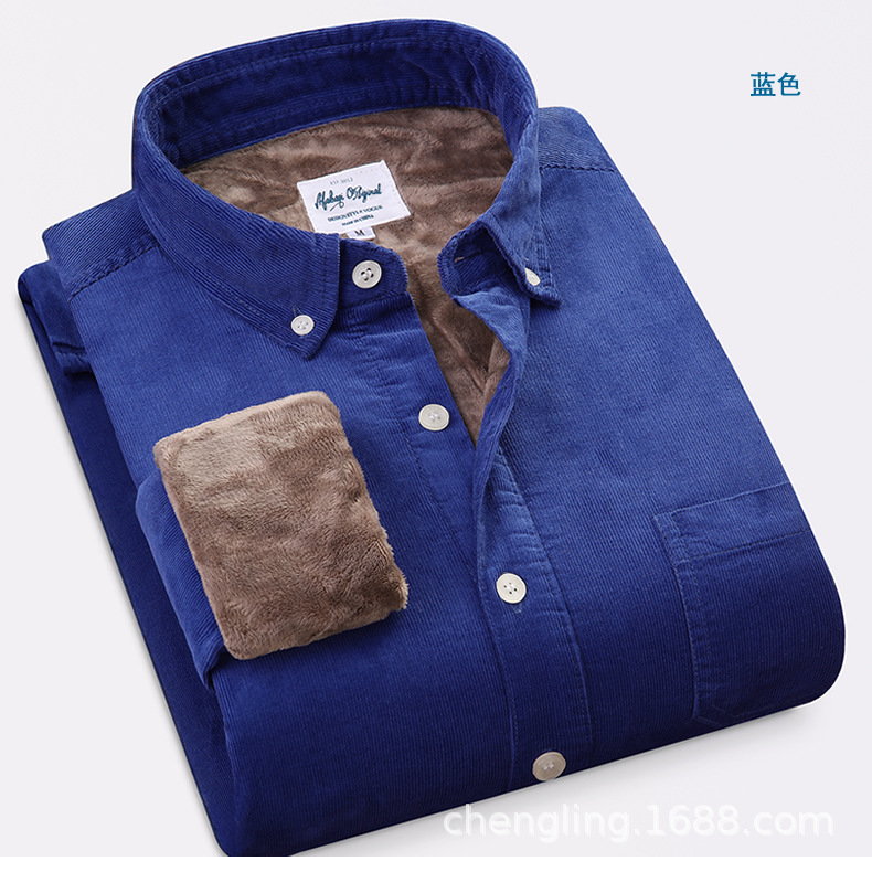 Corduroy Warm Shirts Cotton Pl - Flannel Shirt Lined 评论和价格