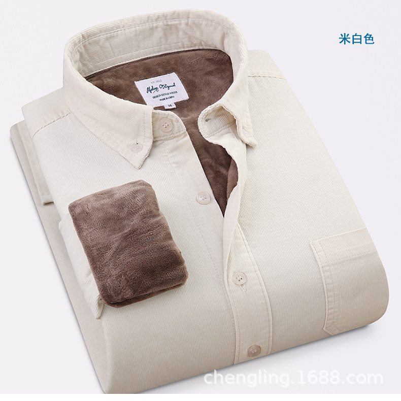 Corduroy Warm Shirts Cotton Pl - Flannel Shirt Lined 评论和价格