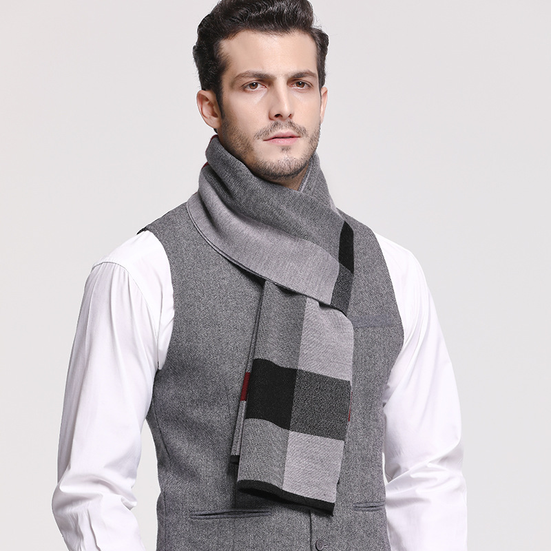 RUNMEIFA 2022 Classic Autumn & - Wool Scarf Men 评论和价格