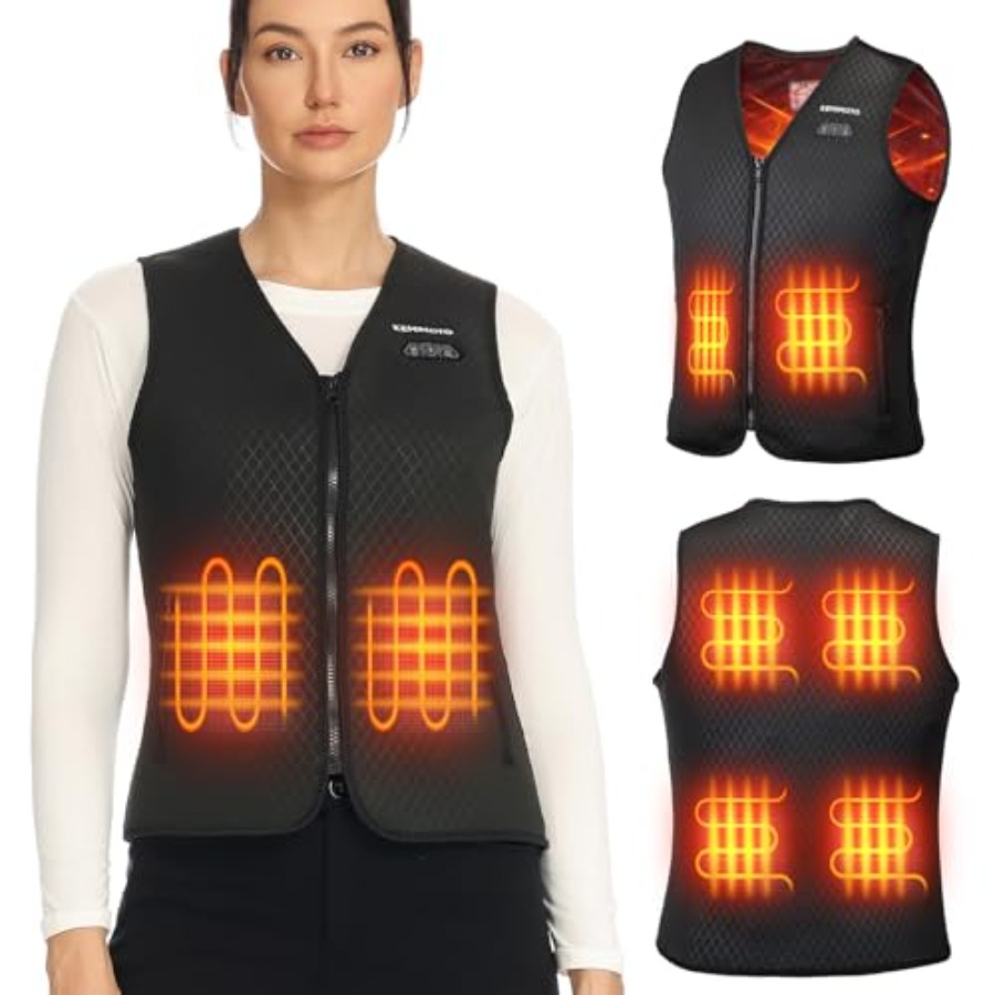 KEMIMOTO Womens Heated Vest El - Heated Vest Battery 评论和价格