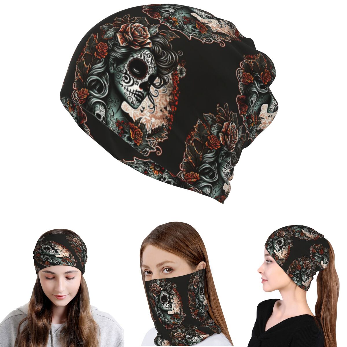Alexander Gothic Las Elegantes - Knit Beanie Hat Warm 评论和价格