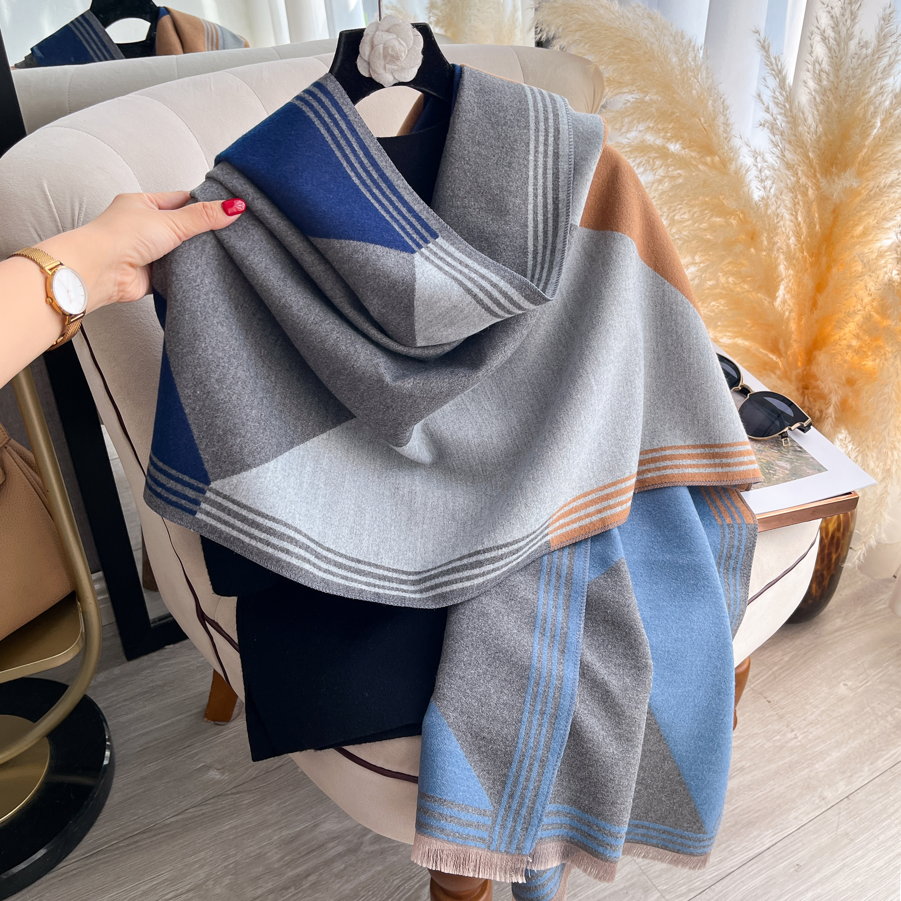 2025 Luxury Winter Cashmere Sc - Cashmere Pashmina Wrap 评论和价格