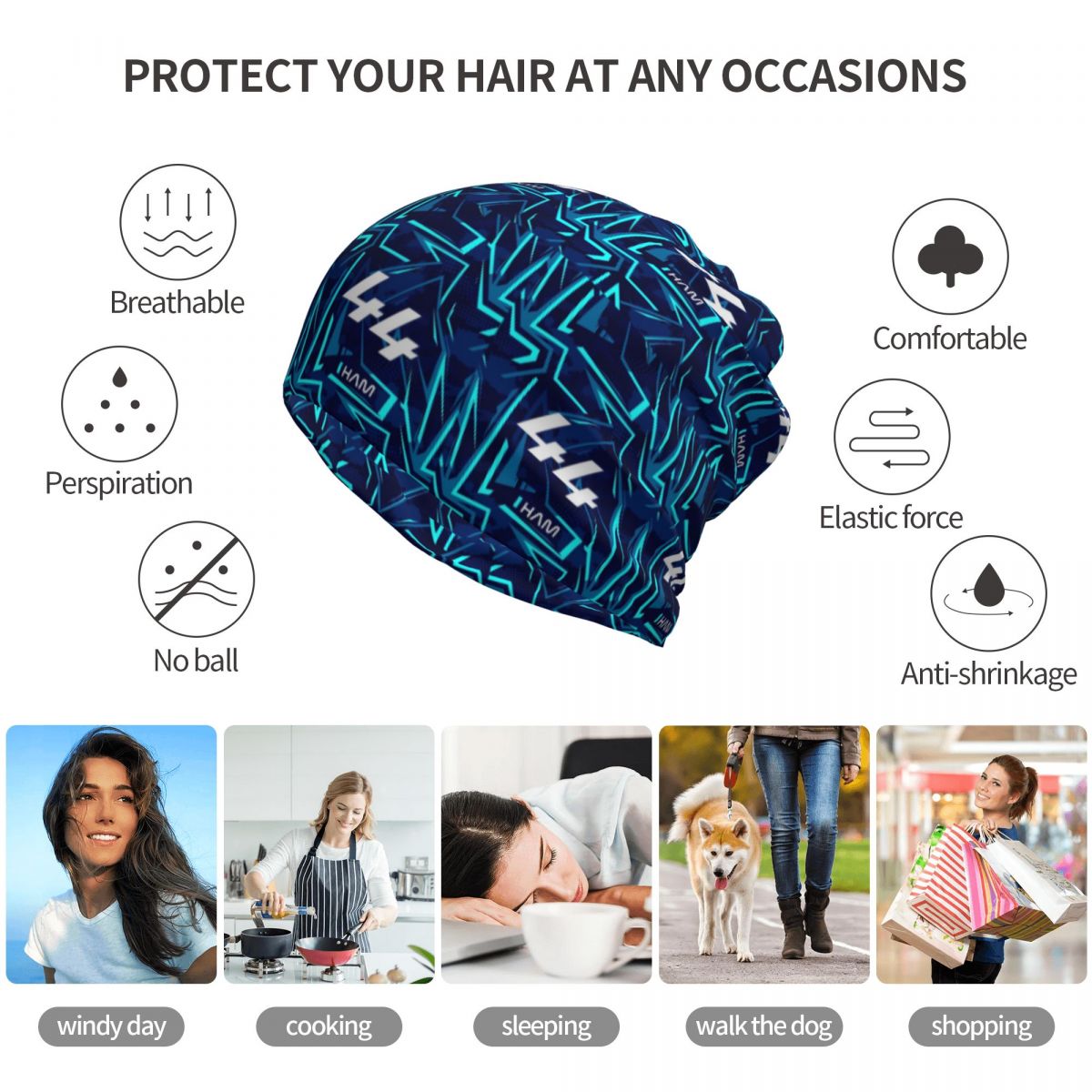Lewis Hamilton 44 - F1 2024 Ba - Knit Beanie Hat Warm 评论和价格