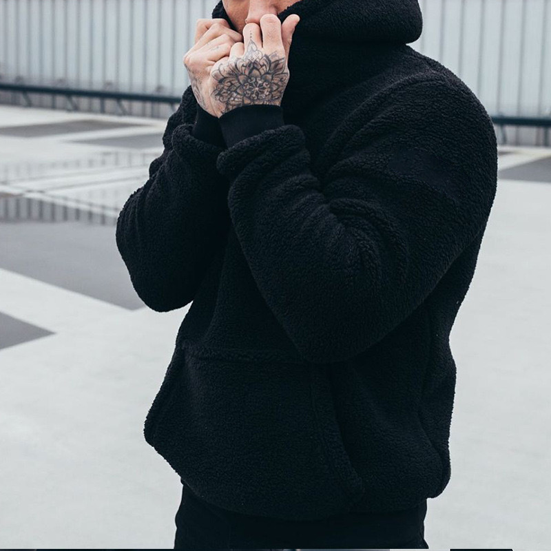 Men's Fuzzy Sherpa Sweatshirt  - Sherpa Hoodie Fleece 评论和价格