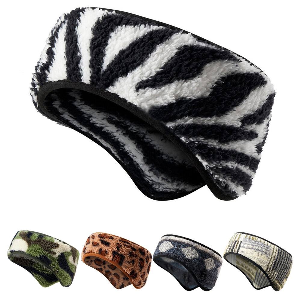Men Women Winter Soft Fleece H - Fleece Ear Warmer Band 评论和价格