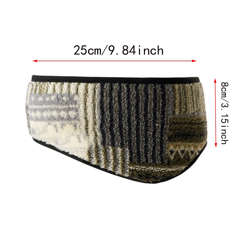 Men Women Winter Soft Fleece H - Fleece Ear Warmer Band 评论和价格