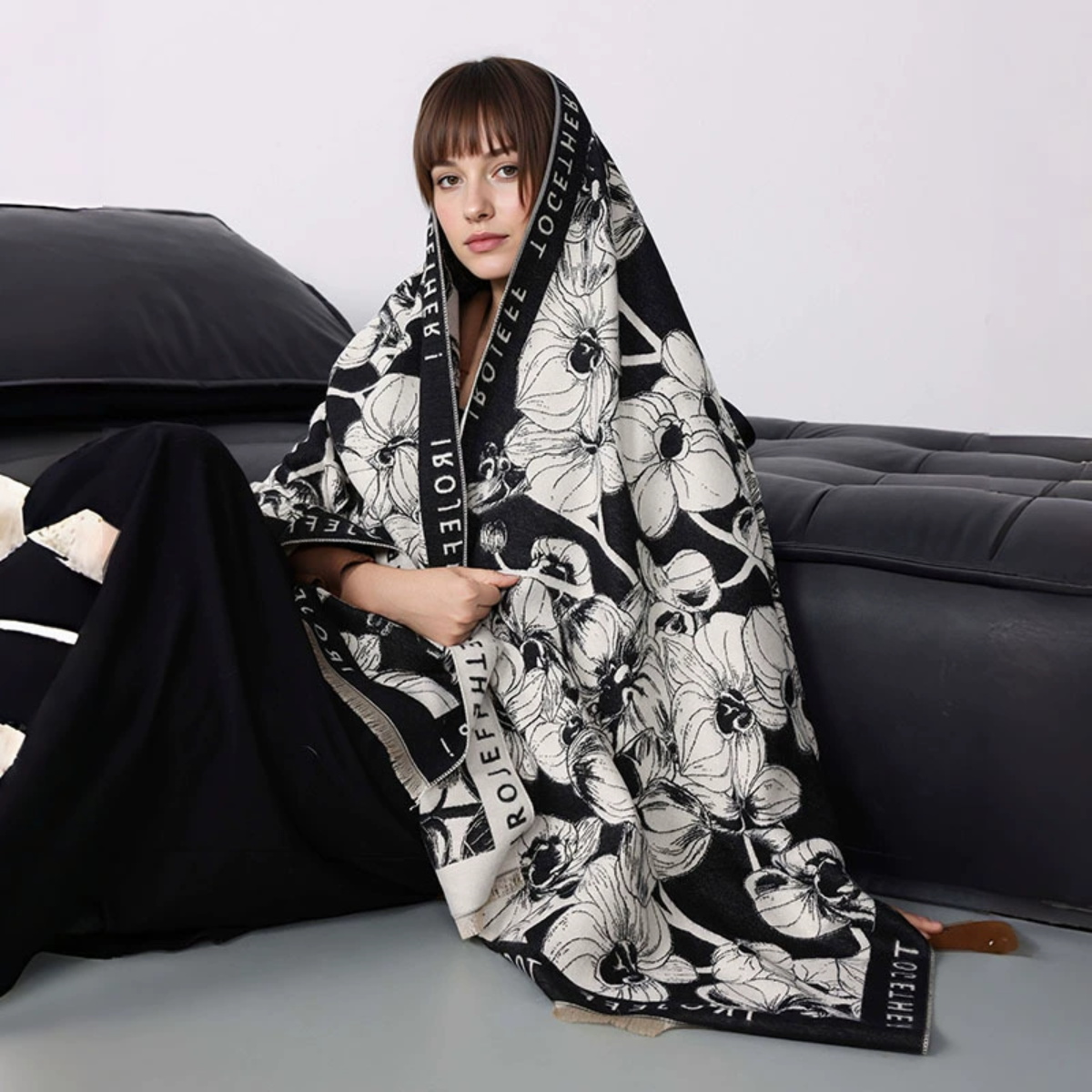 Luxury Winter Women's Imitatio - Cashmere Pashmina Wrap 评论和价格