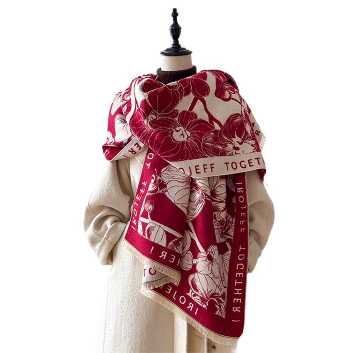 Luxury Winter Women's Imitatio - Cashmere Pashmina Wrap 评论和价格