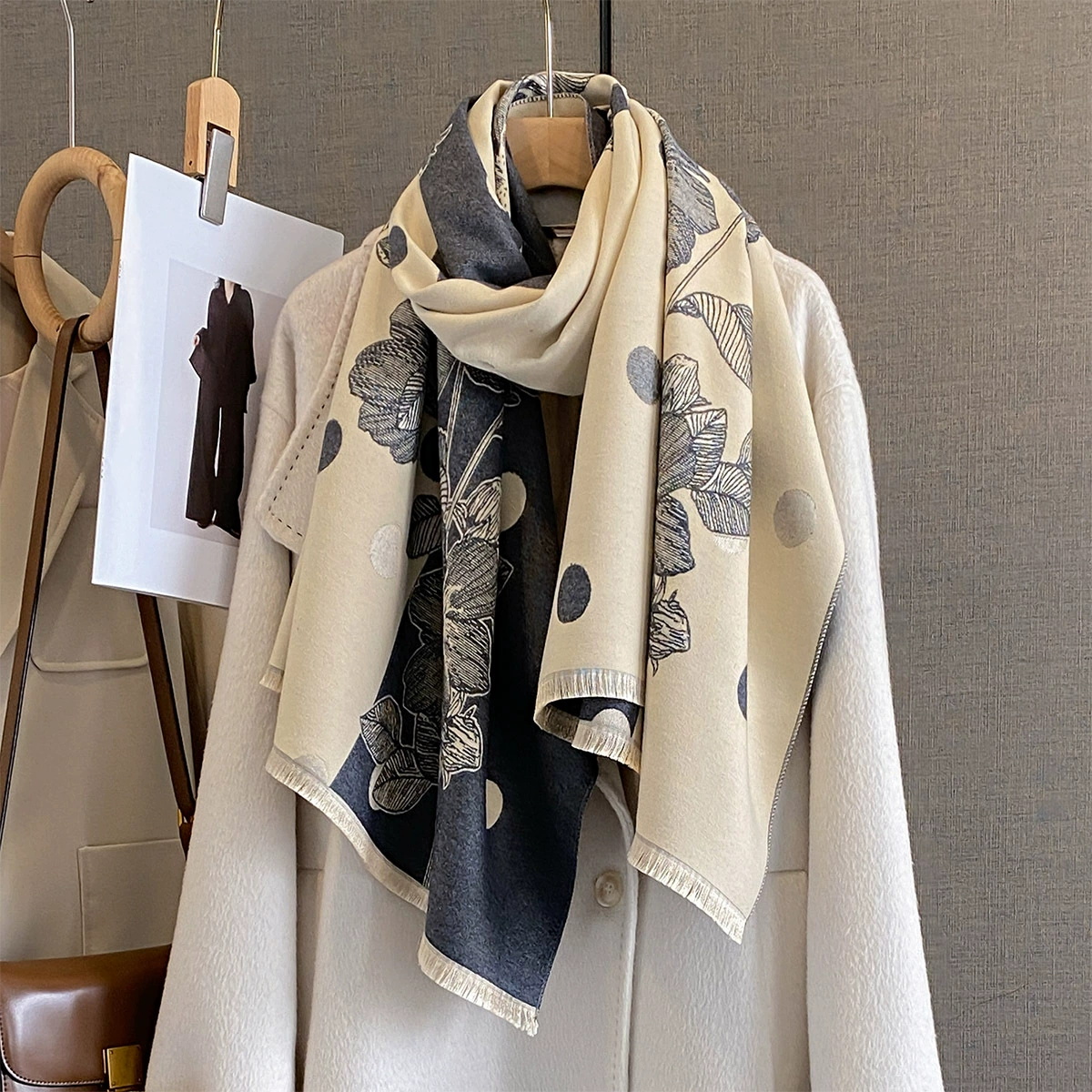 2025 Women Thicken Luxury Wint - Cashmere Pashmina Wrap 评论和价格