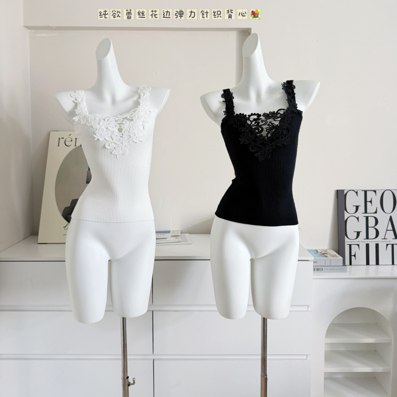 Sexy Lace Trim Camisole Top Ho - Flannel Shirt Lined 评论和价格