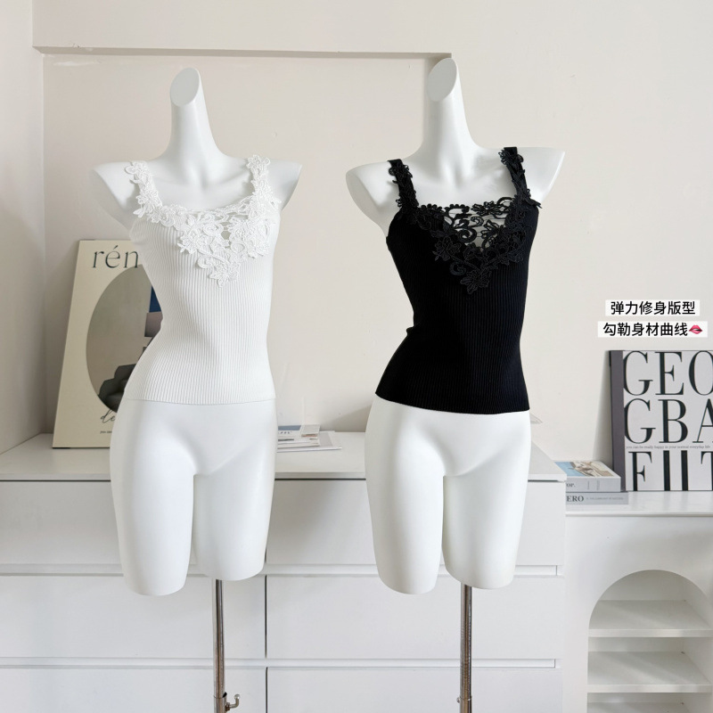 Sexy Lace Trim Camisole Top Ho - Flannel Shirt Lined 评论和价格