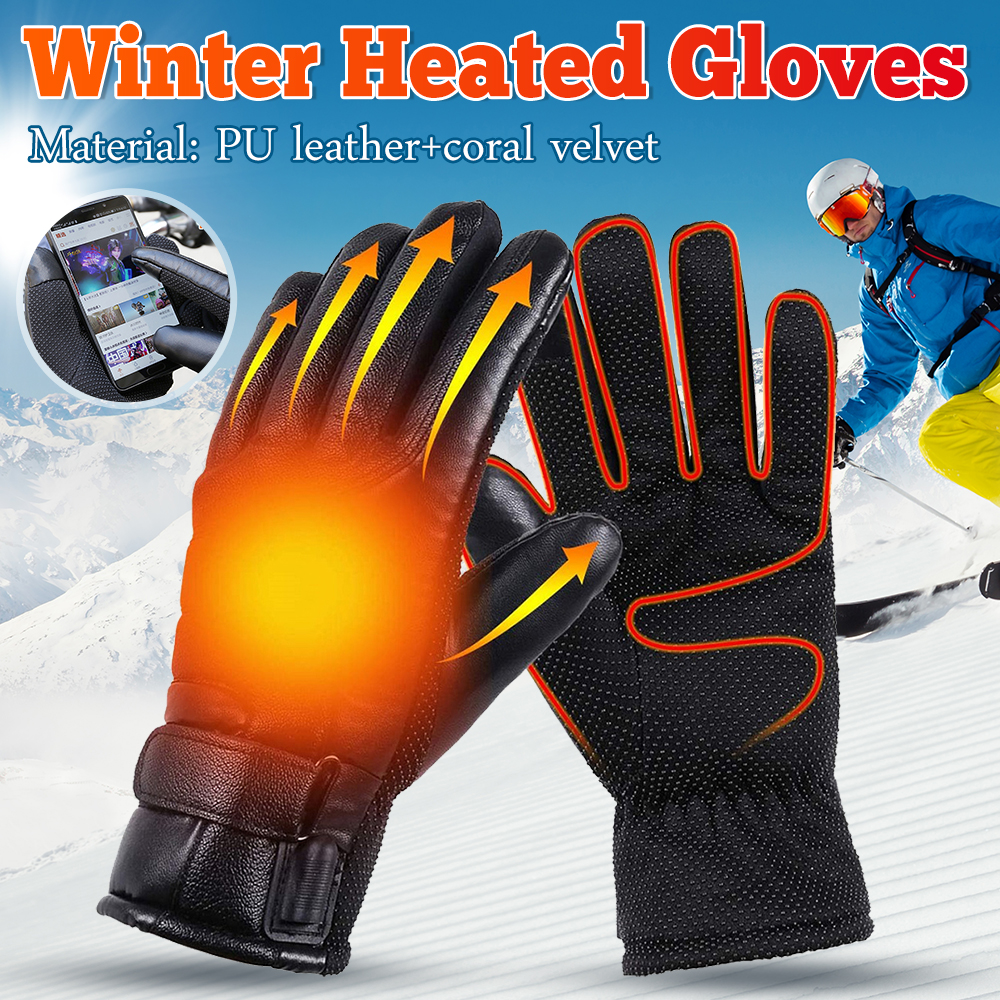 USB Electric Heated Gloves Out - Hand Warmer Electric 评论和价格