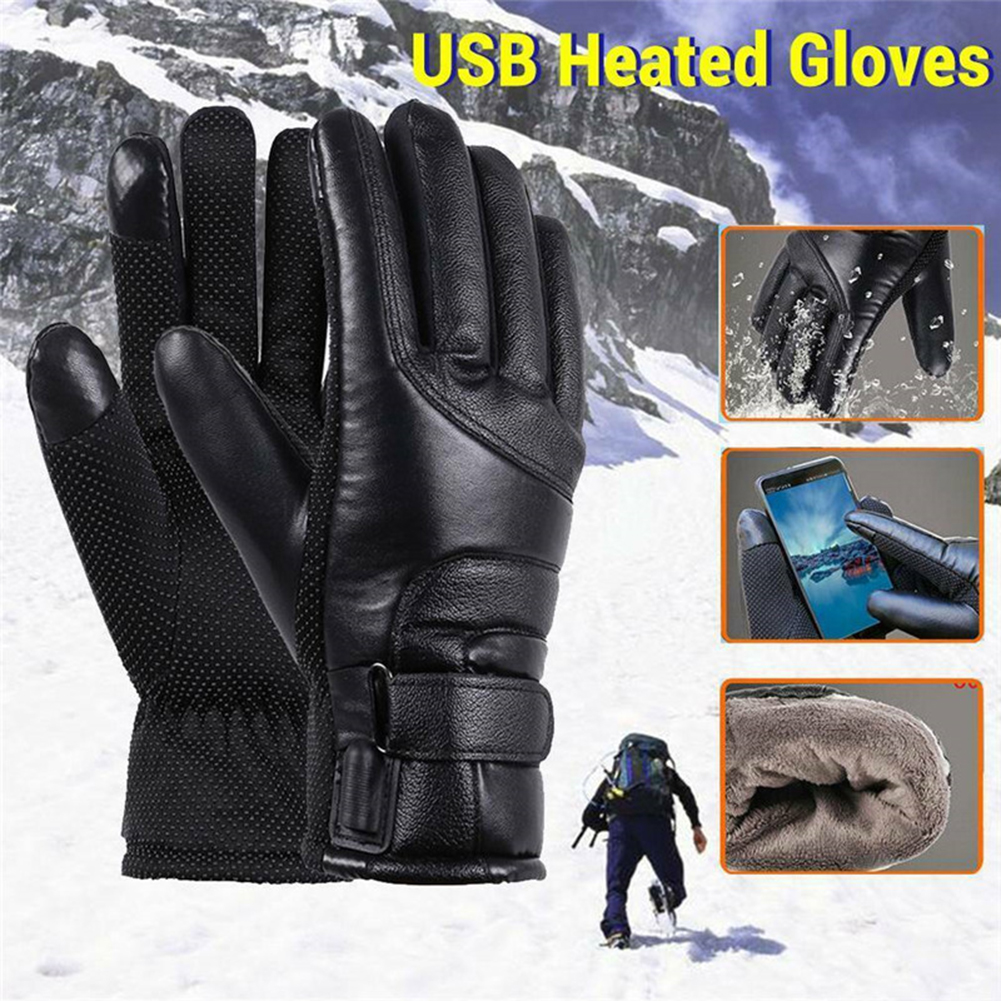 USB Electric Heated Gloves Out - Hand Warmer Electric 评论和价格