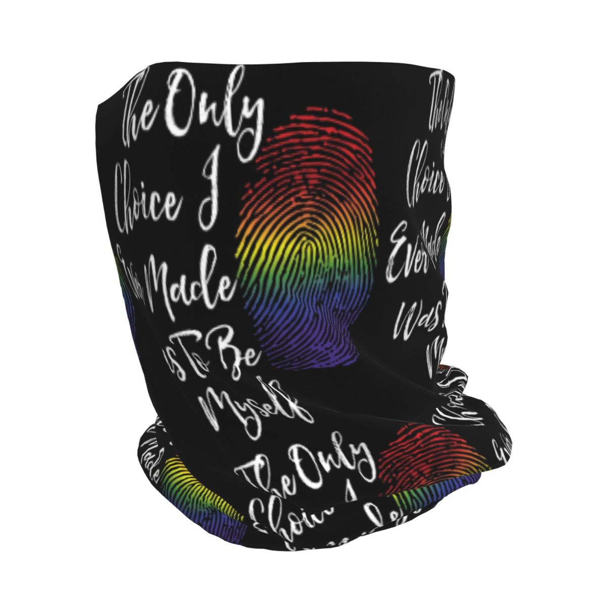Faux Glitter Rainbow Pride Fla - Knit Beanie Hat Warm 评论和价格
