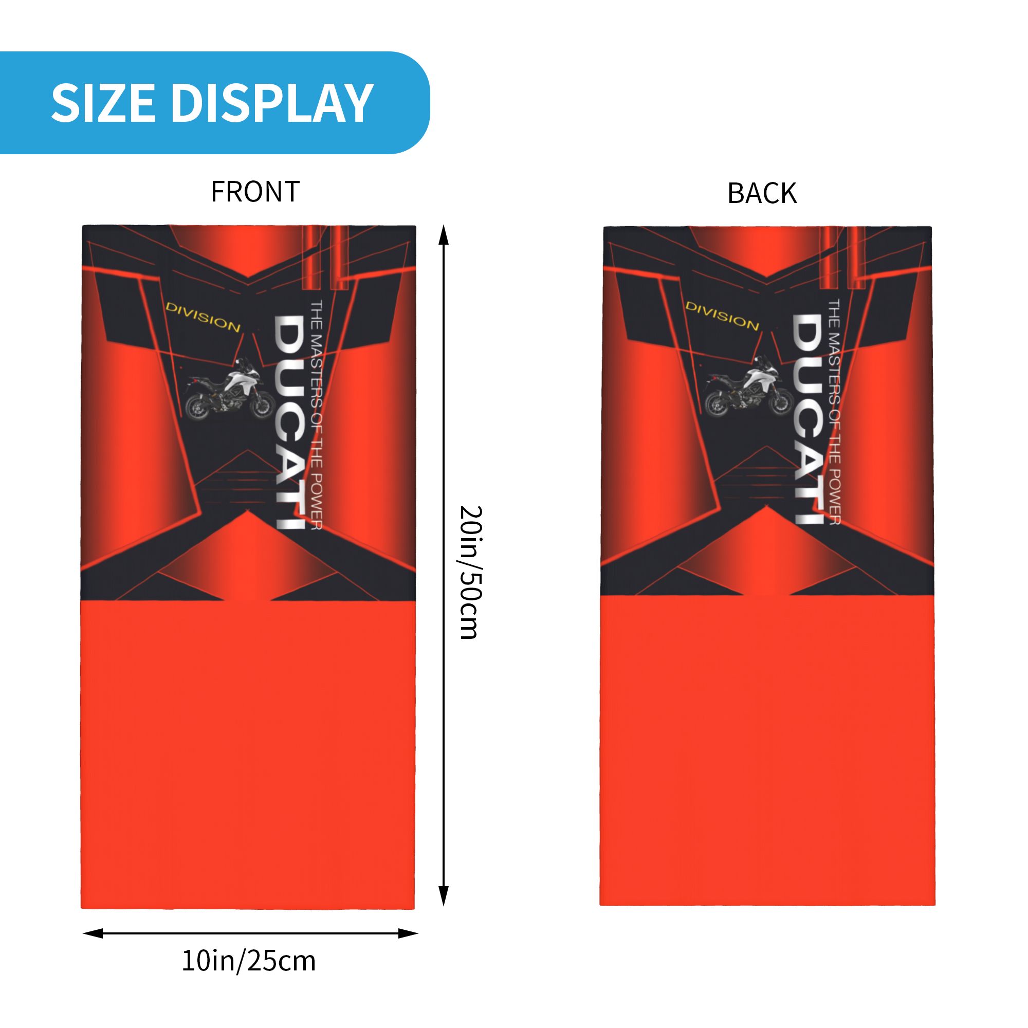 Custom Racing Sprot Ducatis  B - Neck Gaiter Fleece 评论和价格