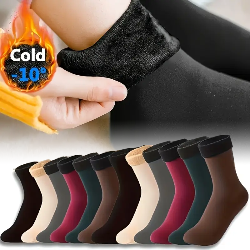 1-20Pairs Women Winter Warm Sh - Thermal Sock Wool 评论和价格