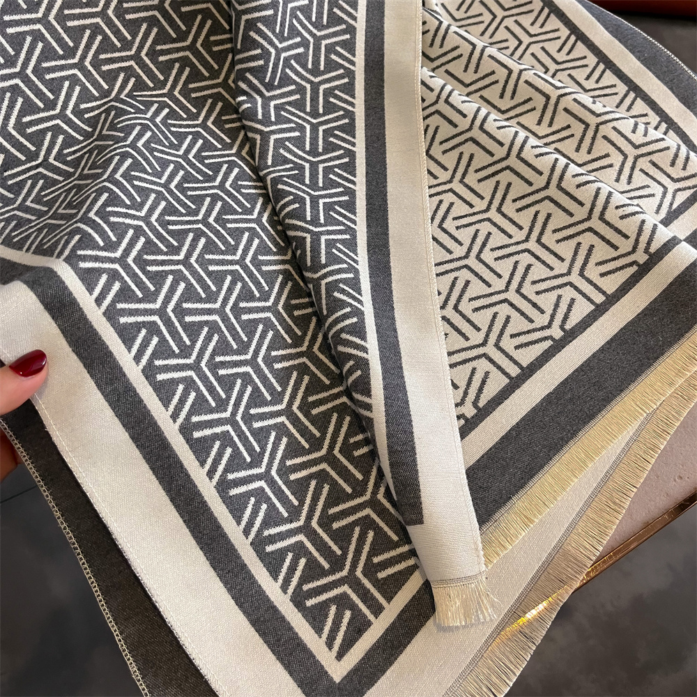 Luxury Cashmere Stripe Scarf W - Cashmere Pashmina Wrap 评论和价格