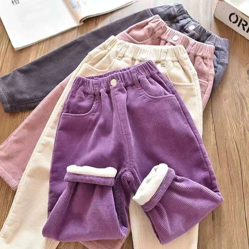 Velvet Lined Corduroy Kids Har - Corduroy Pant Warm 评论和价格