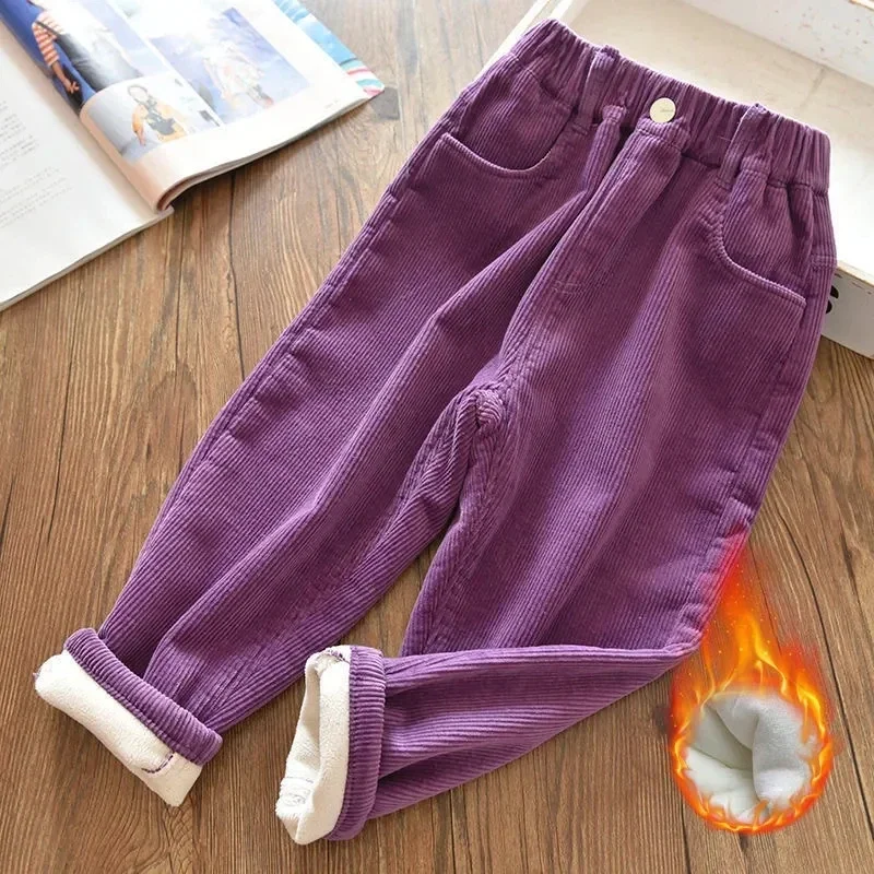 Velvet Lined Corduroy Kids Har - Corduroy Pant Warm 评论和价格
