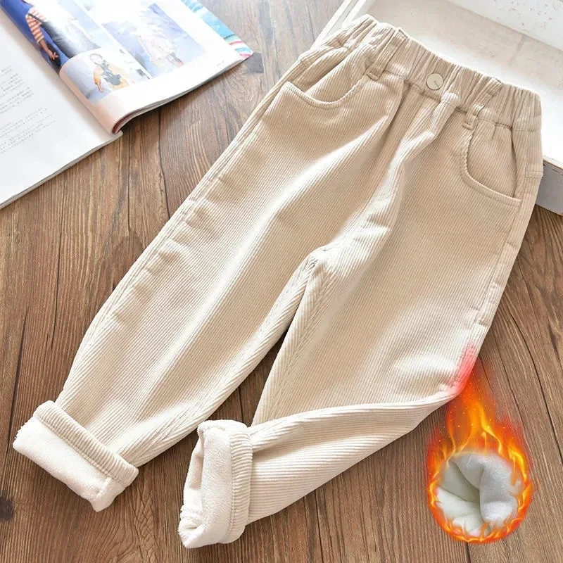 Velvet Lined Corduroy Kids Har - Corduroy Pant Warm 评论和价格