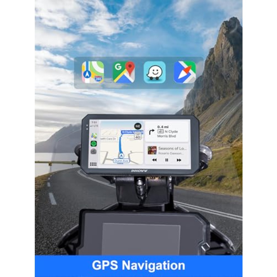 Motorcycle GPS Navigation with - Touch Screen Gloves 评论和价格