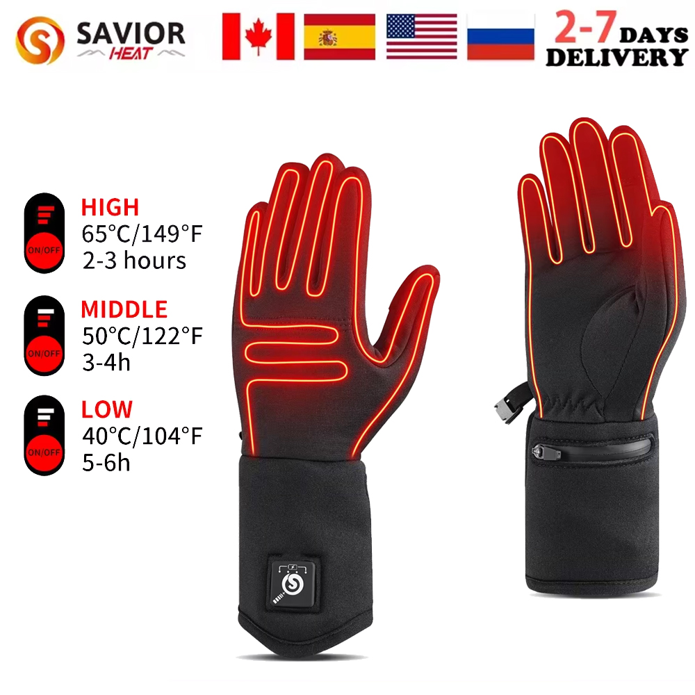 Savior Heated Waterproof Windp - Touch Screen Gloves 评论和价格