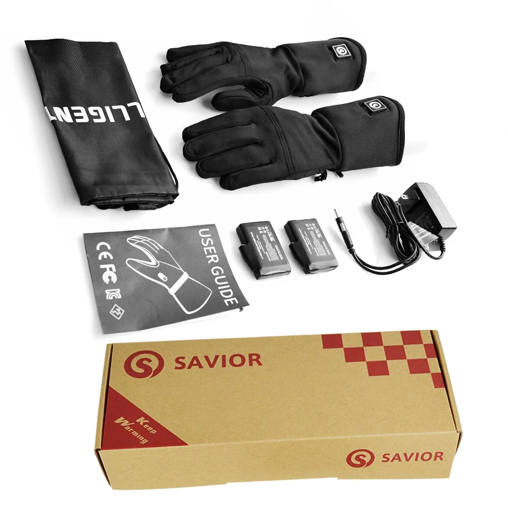 Savior Heated Waterproof Windp - Touch Screen Gloves 评论和价格