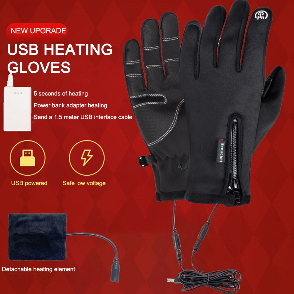 USB Touch Screen Gloves Heatin - Touch Screen Gloves 评论和价格