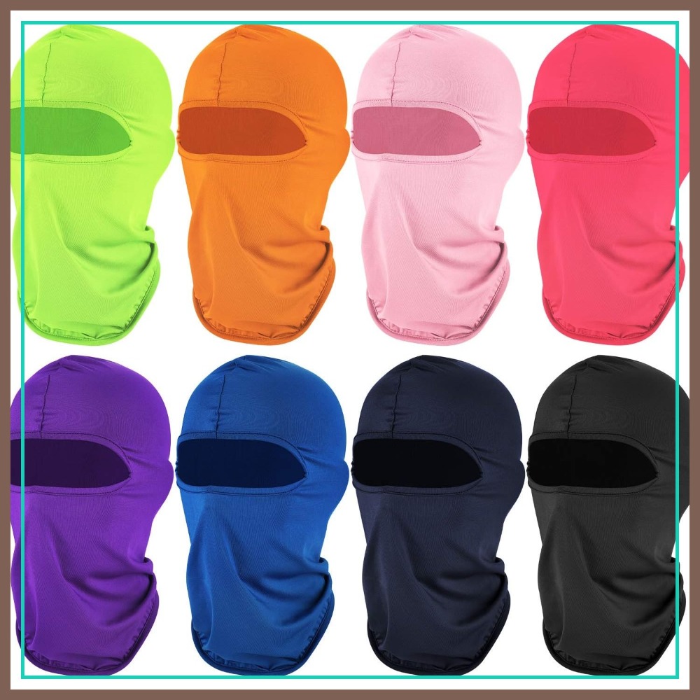 8 Pcs Ski Mask Full Face Balac - Balaclava Ski Mask 评论和价格