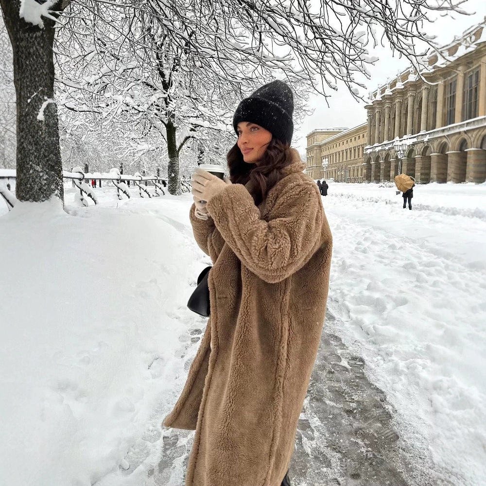 Double-Breasted Coat Extra-Thi - Wool Coat Peacoat 评论和价格