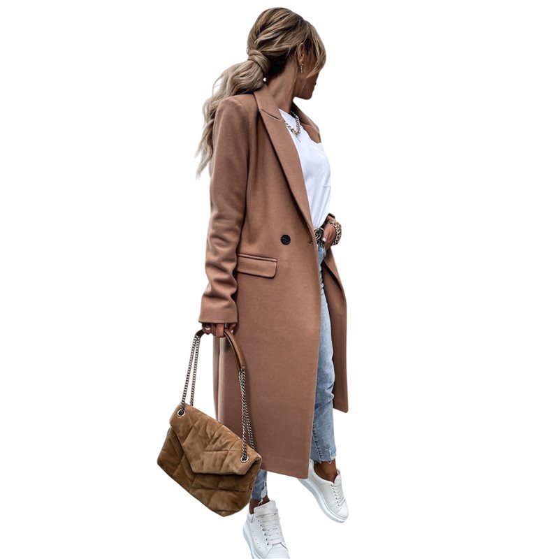 ABRT-Women's Winter Wool Coat  - Wool Coat Peacoat 评论和价格