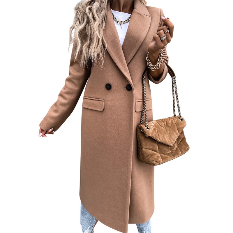 ABRT-Women's Winter Wool Coat  - Wool Coat Peacoat 评论和价格