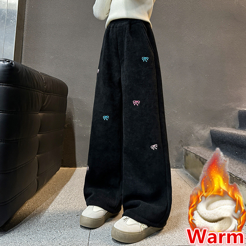 New Winter Children Warm Fleec - Corduroy Pant Warm 评论和价格