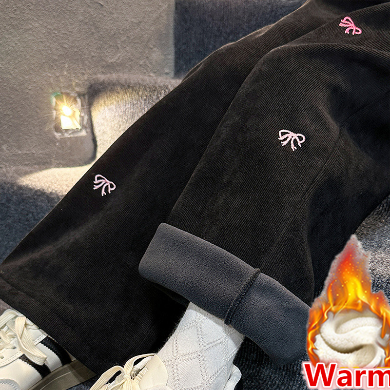 New Winter Children Warm Fleec - Corduroy Pant Warm 评论和价格