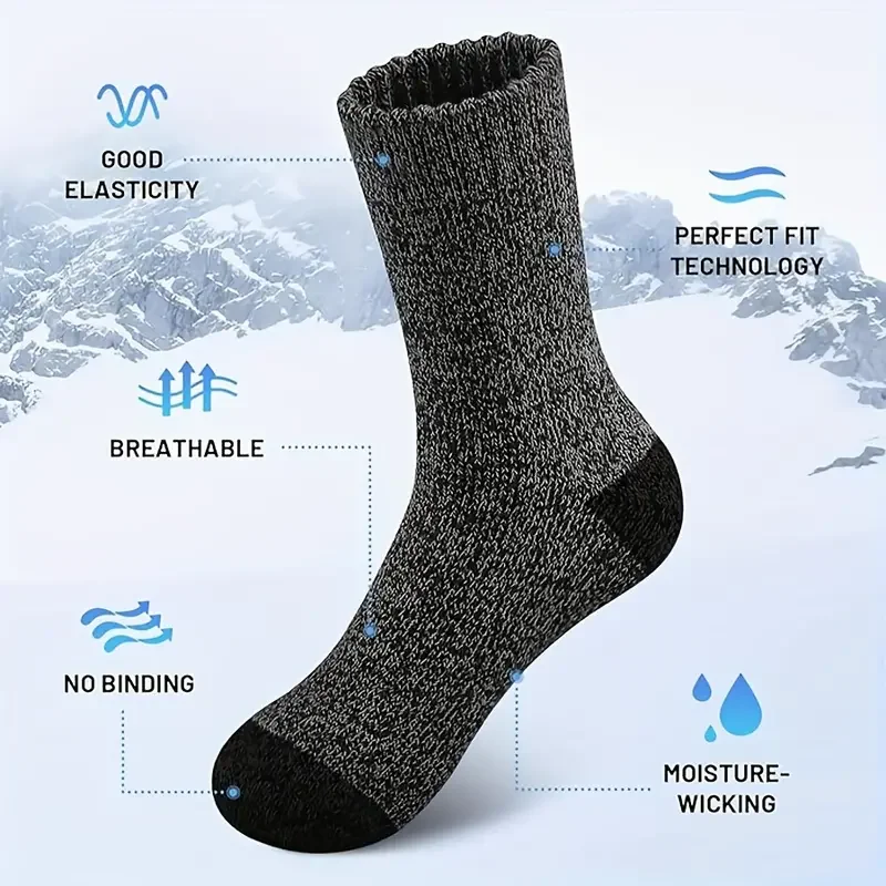 5 Pairs Merino Wool Socks for  - Thermal Sock Wool 评论和价格