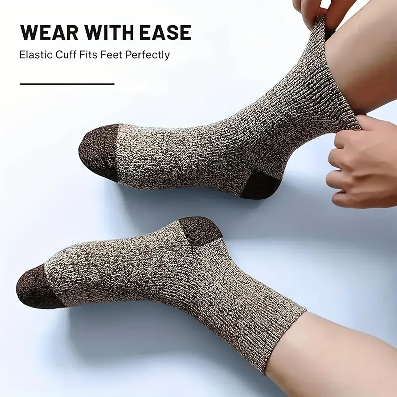 5 Pairs Merino Wool Socks for  - Thermal Sock Wool 评论和价格