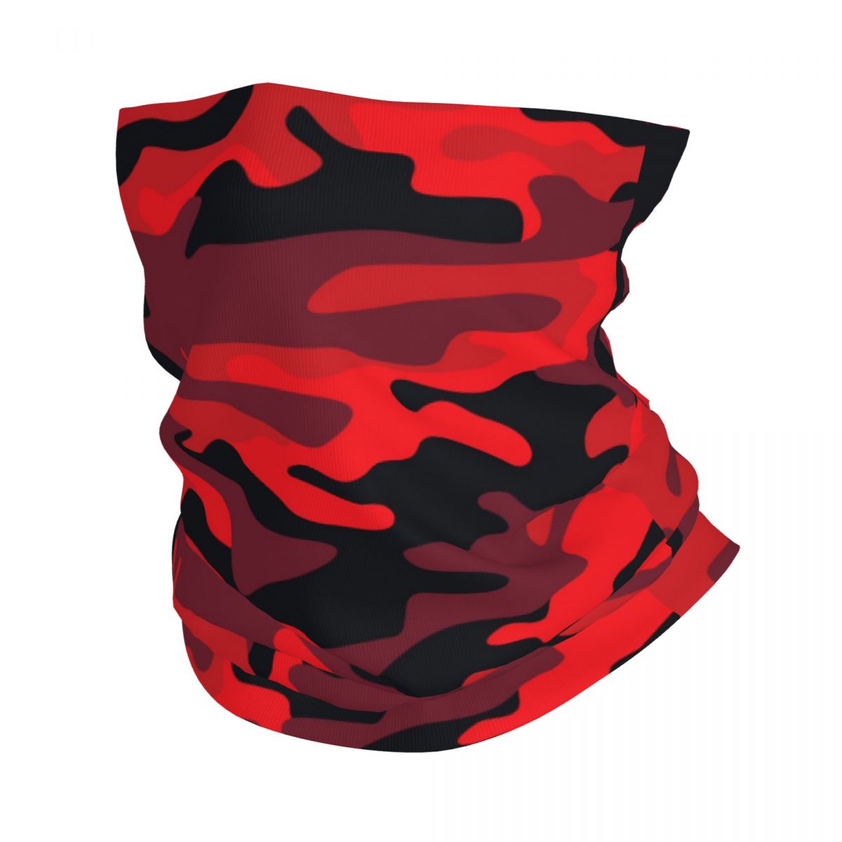 Militaryy Red Camouflage Banda - Neck Gaiter Fleece 评论和价格